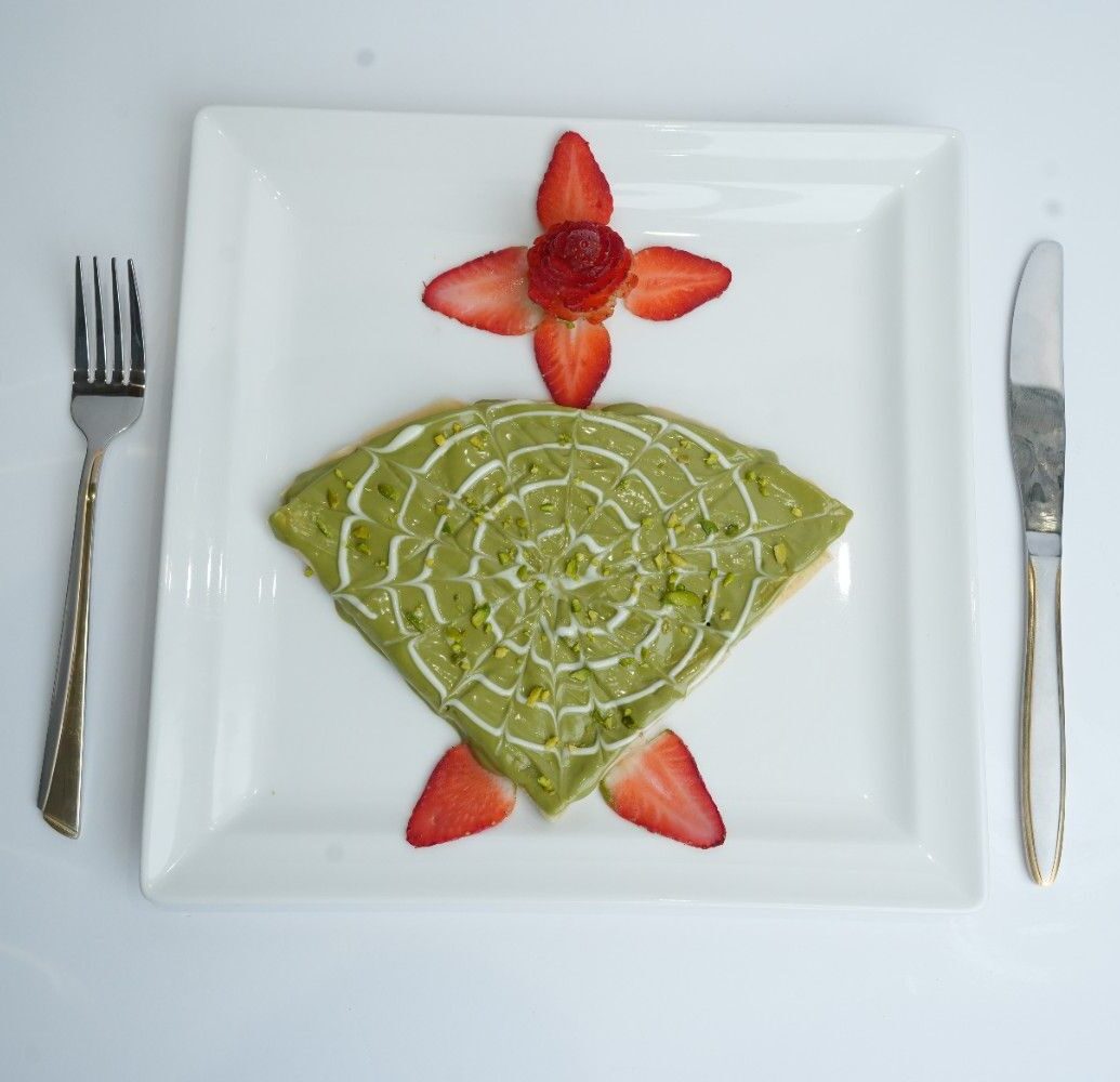 Pistachio Crepes | كريب فستق