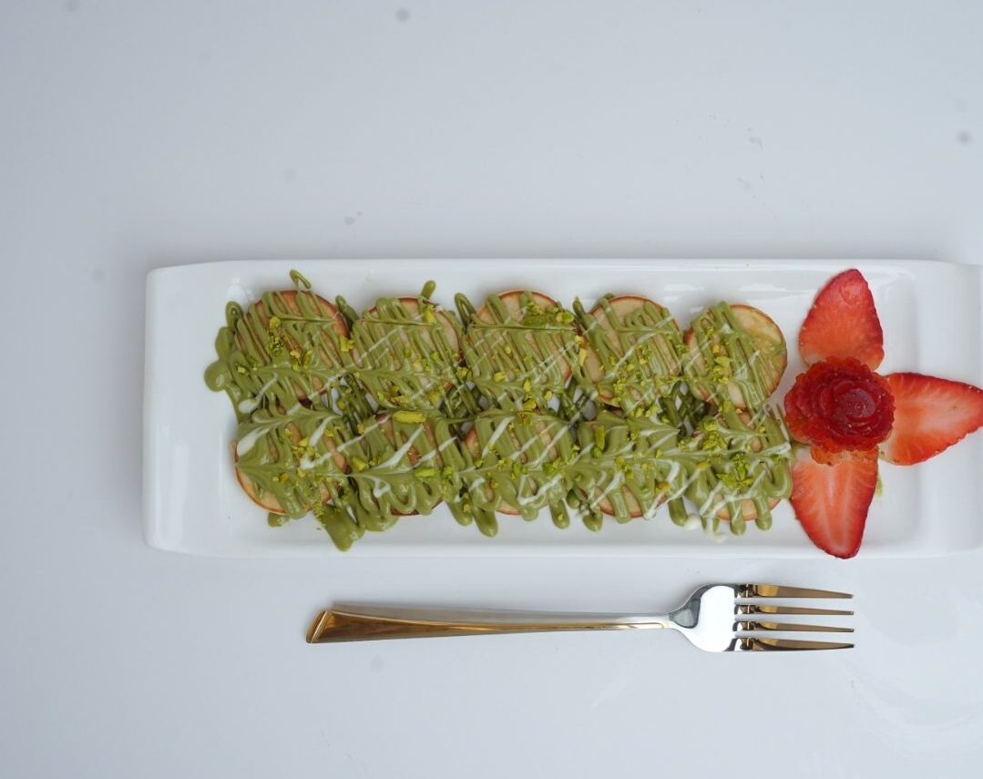 Pistachio Pancakes | بان كيك فستق
